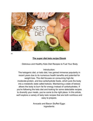Fuel Your Body with Keto: Embracing a Healthier Way of